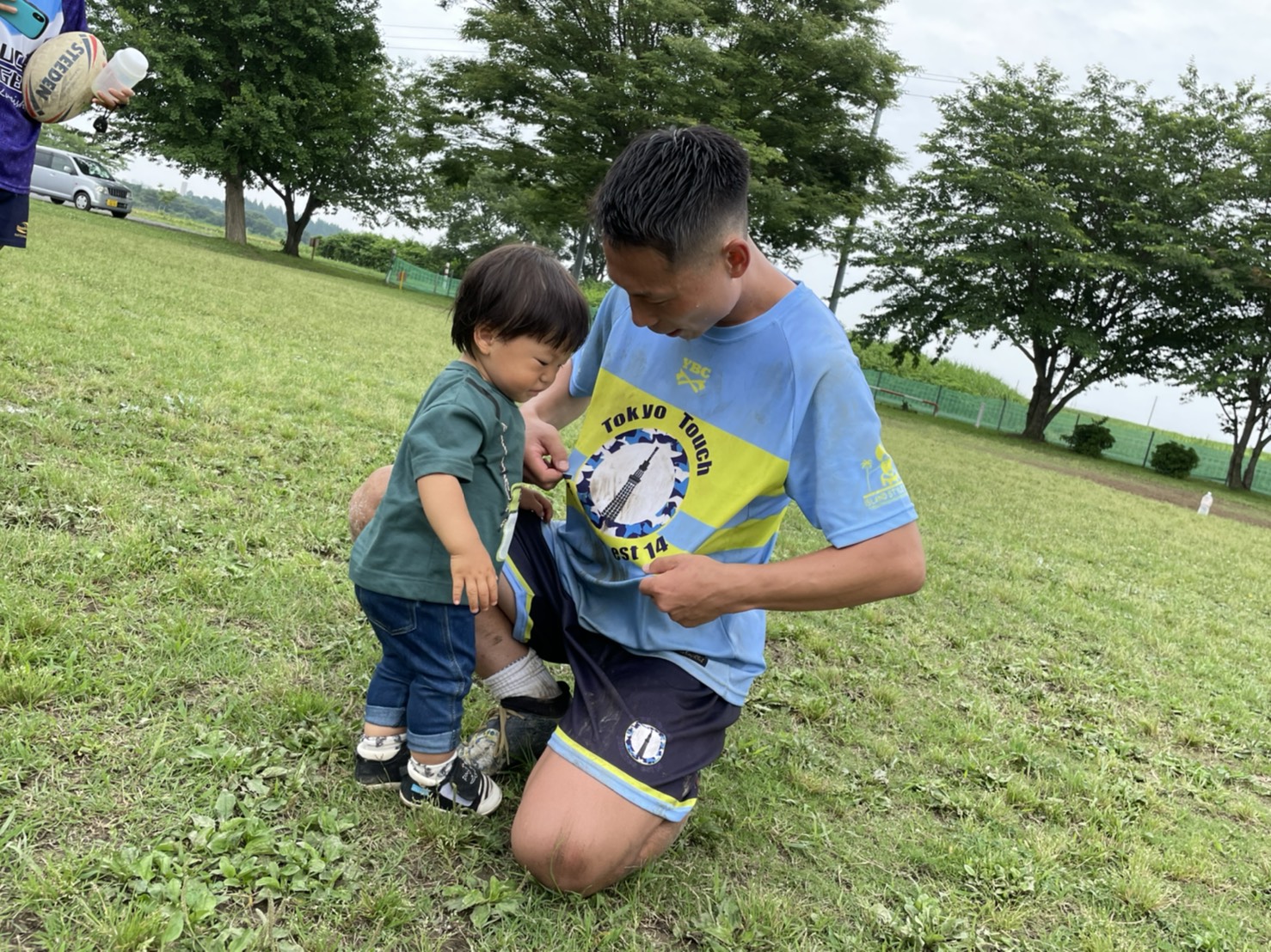 タッチラグビー日本代表の矢後大地さん、江瑠さんご夫婦のインタビュー