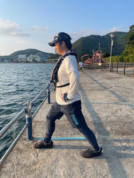 釣りに行くときのロングドライブに備えて下半身ストレッチ